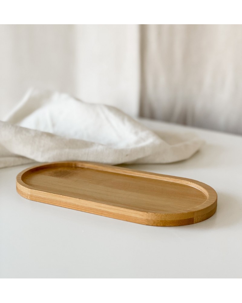 Plateau en bambou naturel Lohina