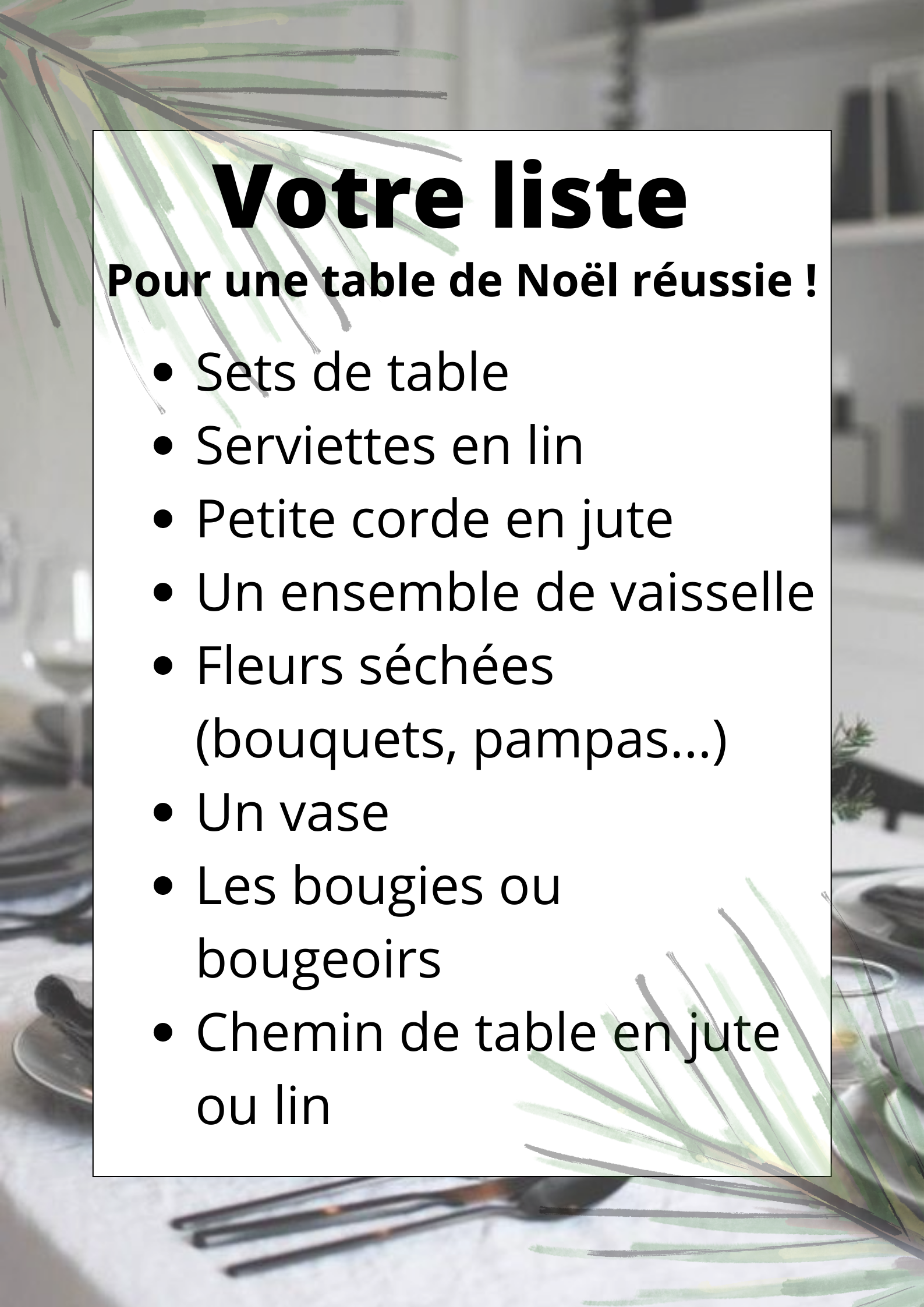 Nos idées déco spécial table de Noël – France Fleurs le Blog